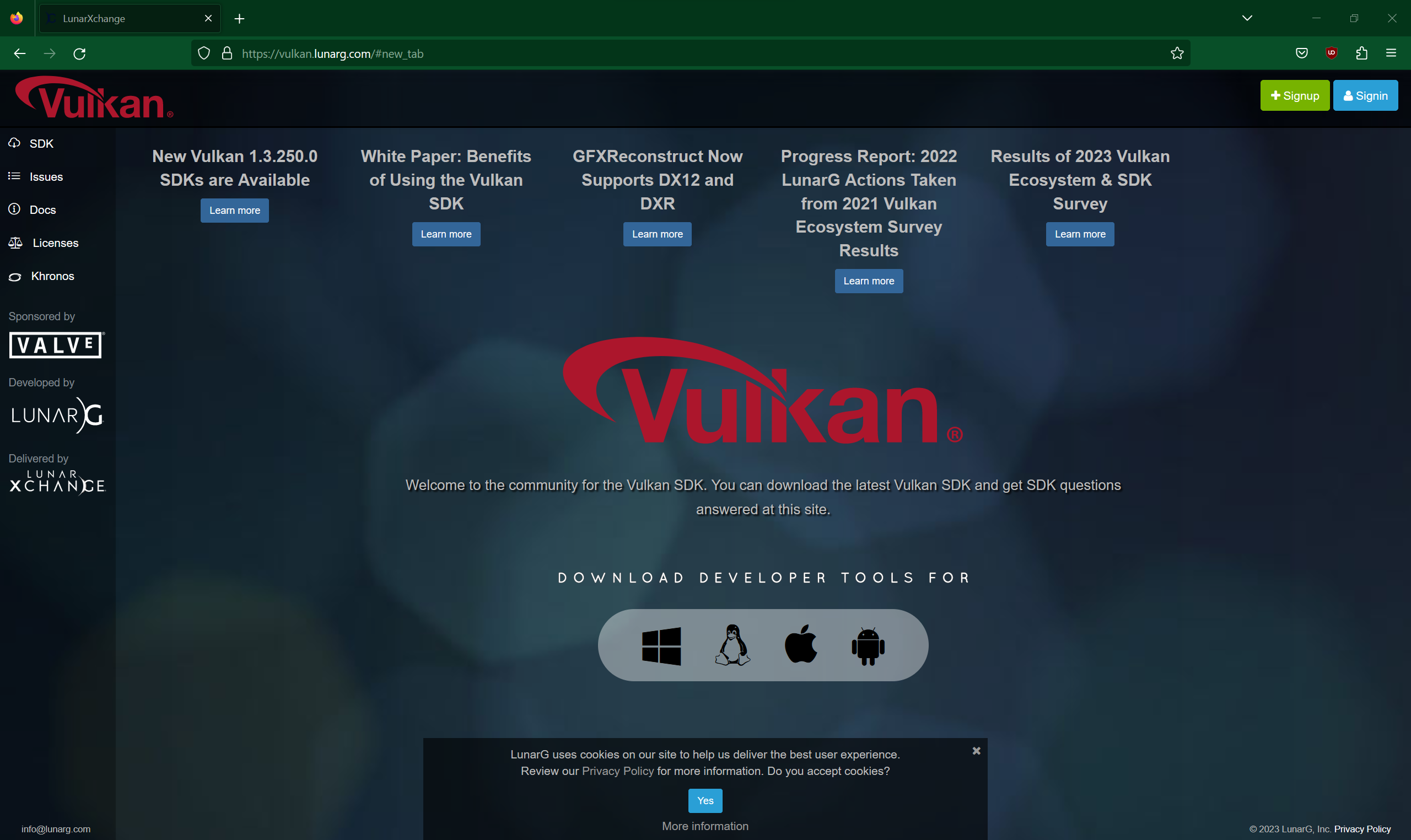vulkan website